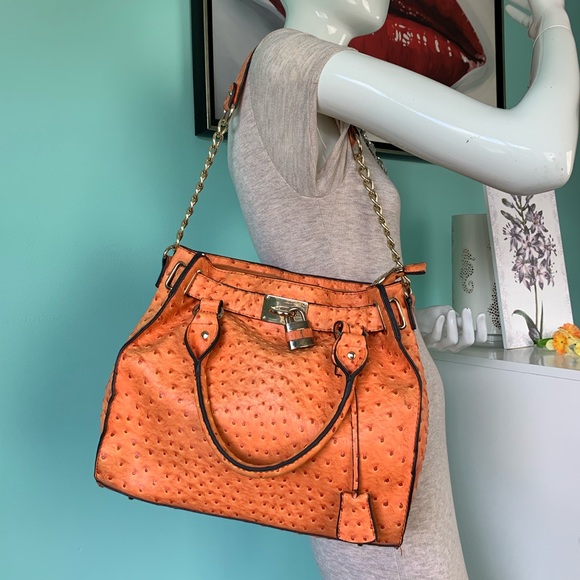 Ostrich print bag - Picture 4 of 7